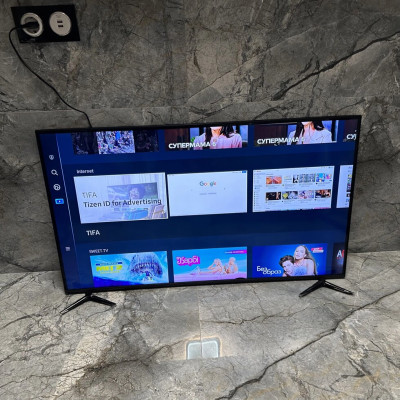 Samsung 55ʼʼ 4K-QLED, Smart TV, T2 Wifi Bluetooth телевизор самсунг 55 дюйма